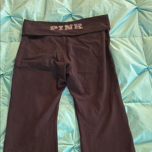 PINK Victoria's Secret Black Track Pants